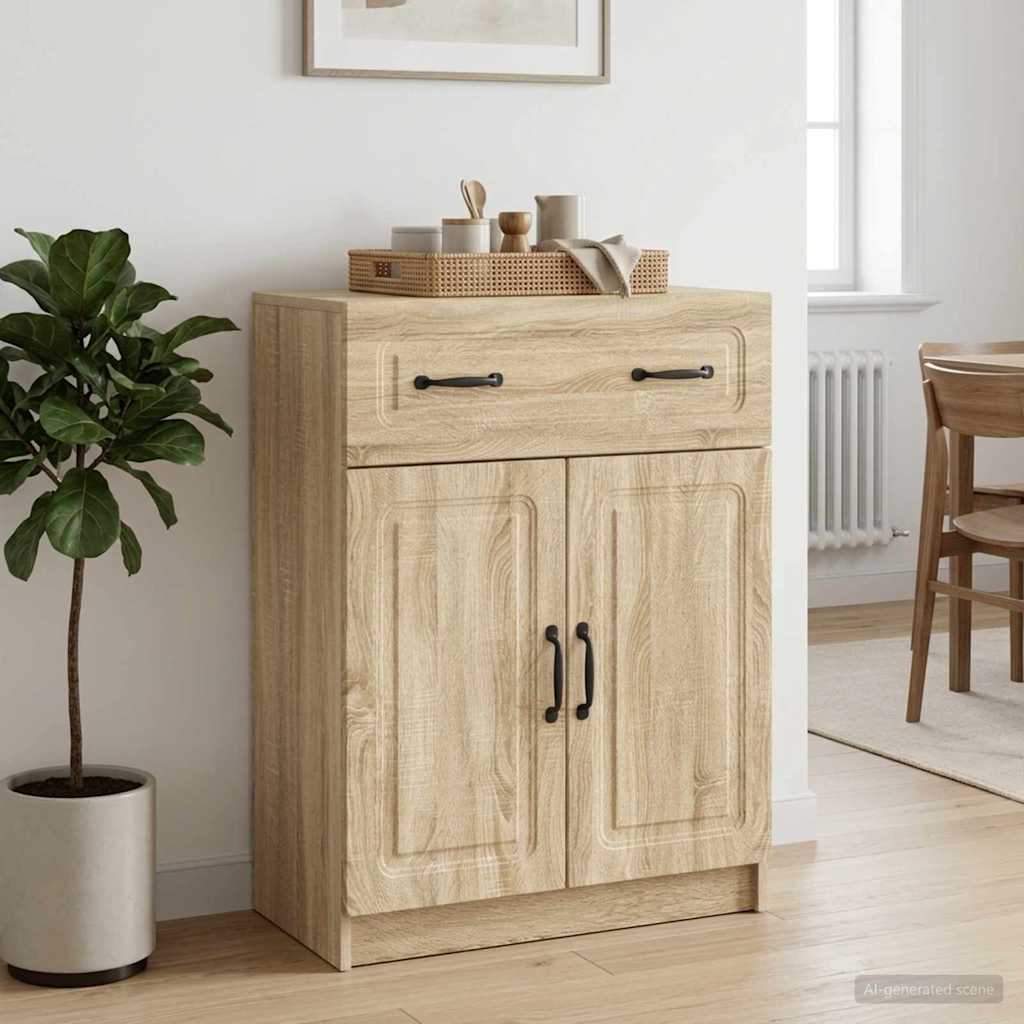 Sideboard Sonoma-Eiche 66 x 34,5 x 87 cm Holzwerkstoff