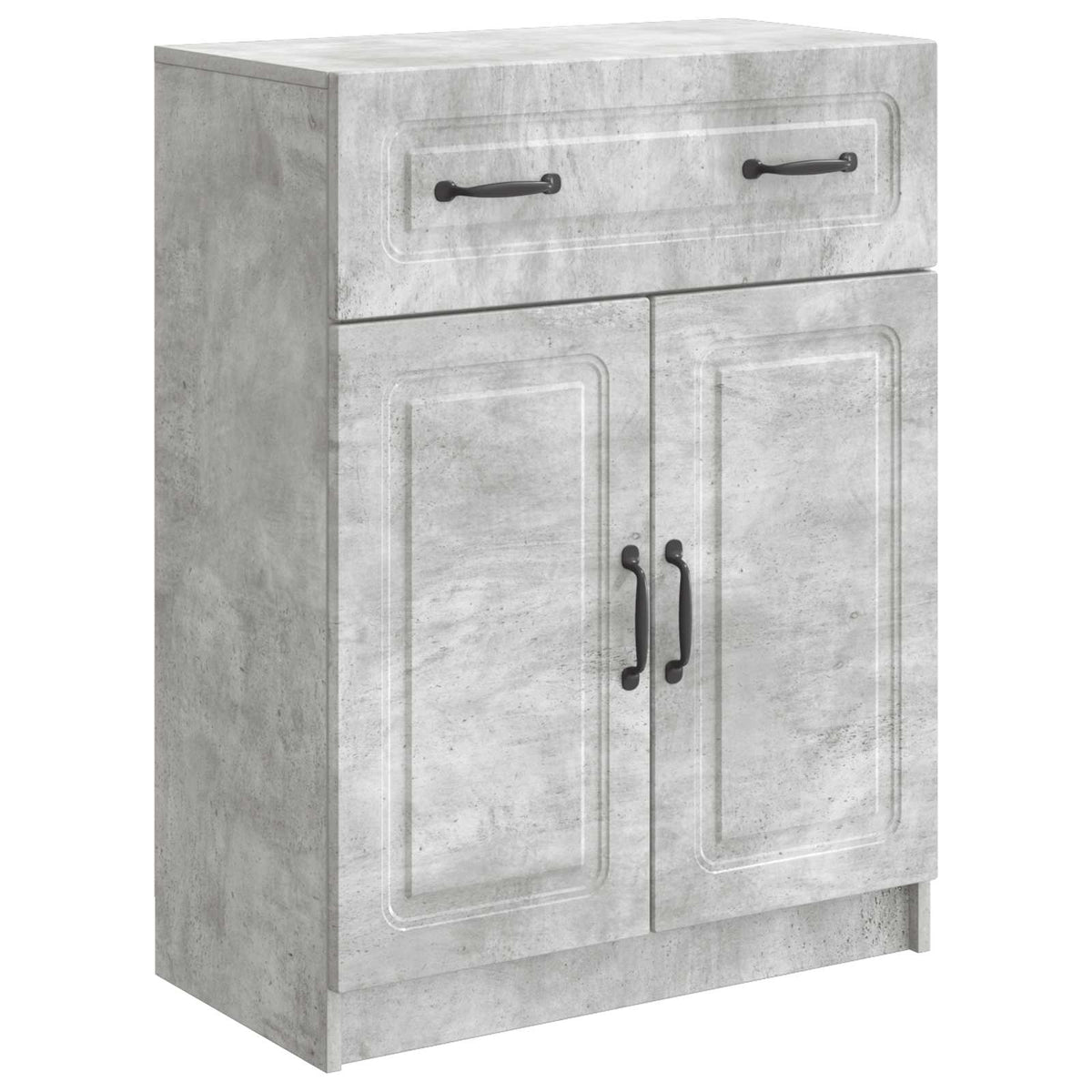 Sideboard Betongrau 66 x 34,5 x 87 cm Holzwerkstoff