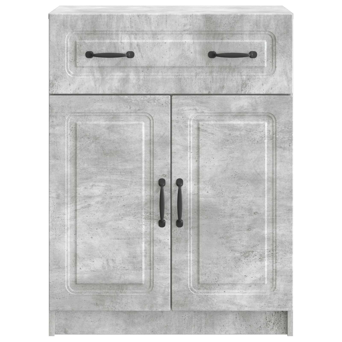 Sideboard Betongrau 66 x 34,5 x 87 cm Holzwerkstoff