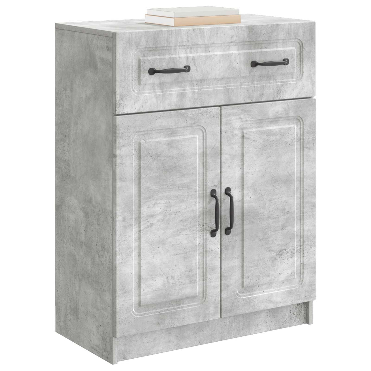 Sideboard Betongrau 66 x 34,5 x 87 cm Holzwerkstoff