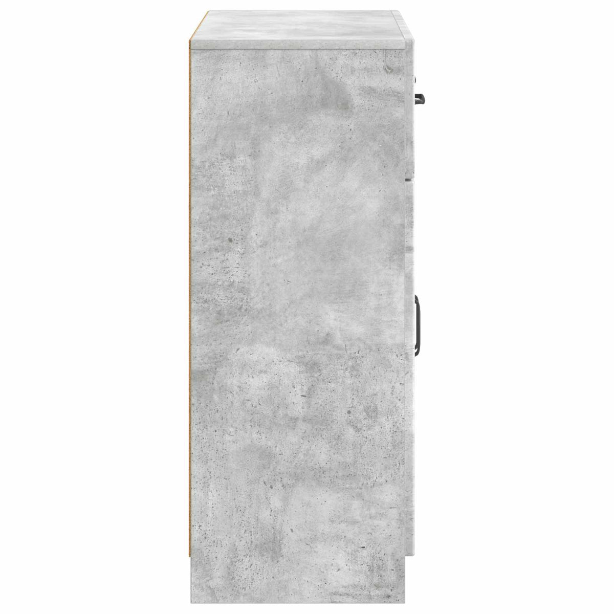 Sideboard Betongrau 66 x 34,5 x 87 cm Holzwerkstoff