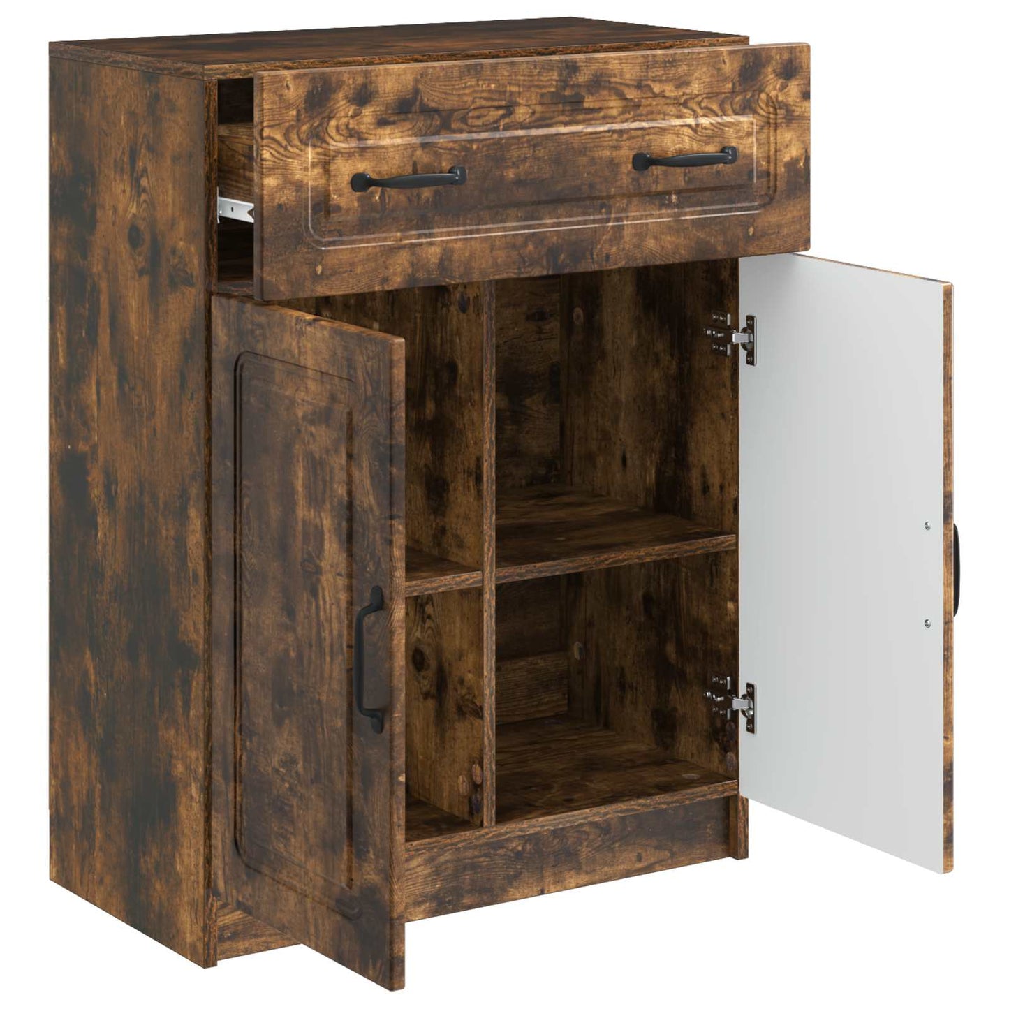 Sideboard Geräucherte Eiche 66 x 34,5 x 87 cm Holzwerkstoff