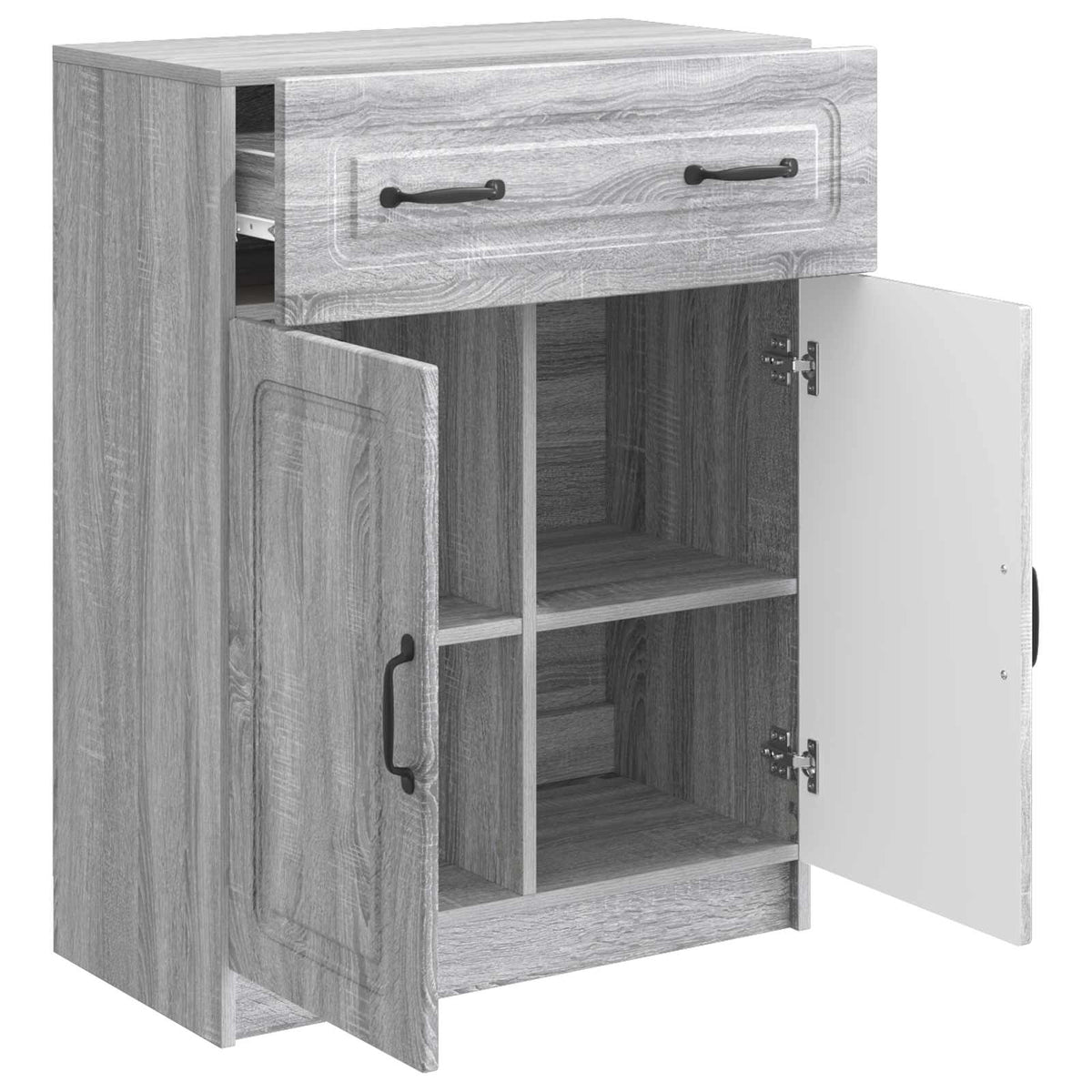 Sideboard Graues Sonoma 66 x 34,5 x 87 cm Holzwerkstoff