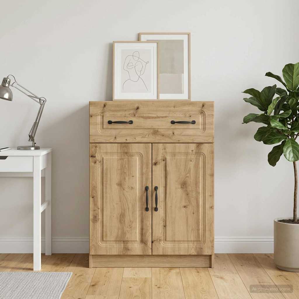 Sideboard Artisan-Eiche 66 x 34,5 x 87 cm Holzwerkstoff