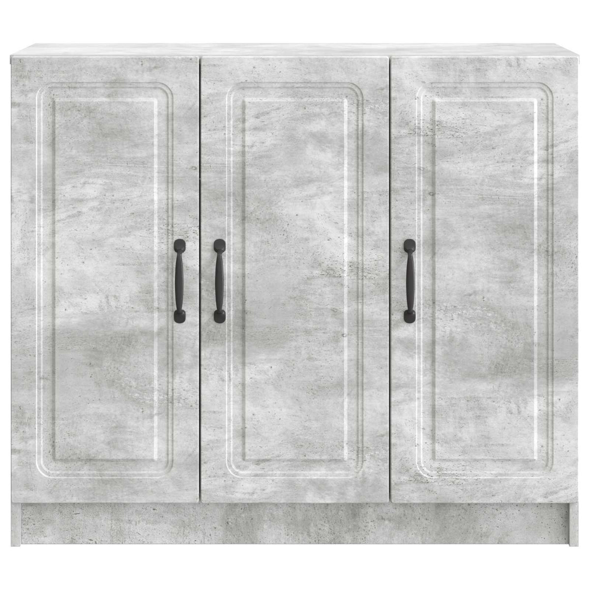 Sideboard Betongrau 89 x 34,5 x 77 cm Holzwerkstoff