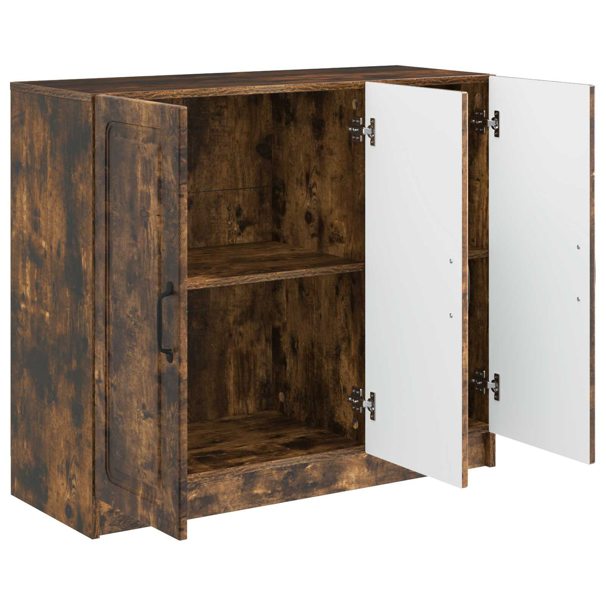 Sideboard Räuchereiche 89 x 34,5 x 77 cm Holzwerkstoff