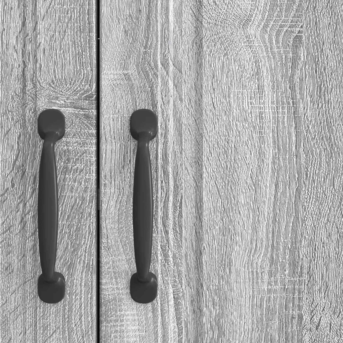 Sideboard Sonoma-Grau 89 x 34,5 x 77 cm Holzwerkstoff