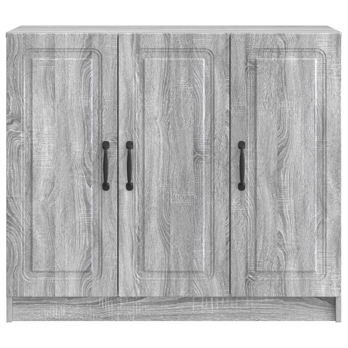Sideboard Sonoma-Grau 89 x 34,5 x 77 cm Holzwerkstoff