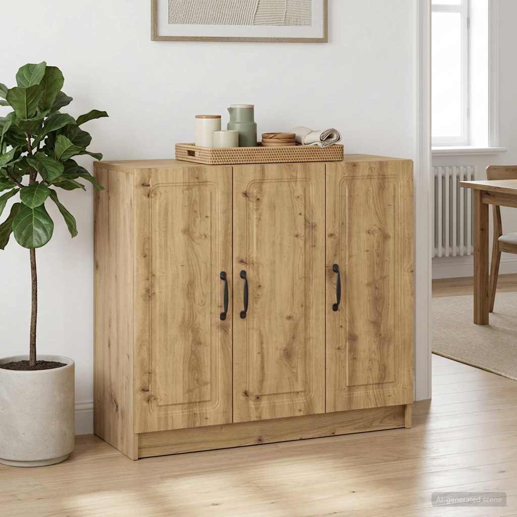 Sideboard Artisan-Eiche 89 x 34,5 x 77 cm Holzwerkstoff