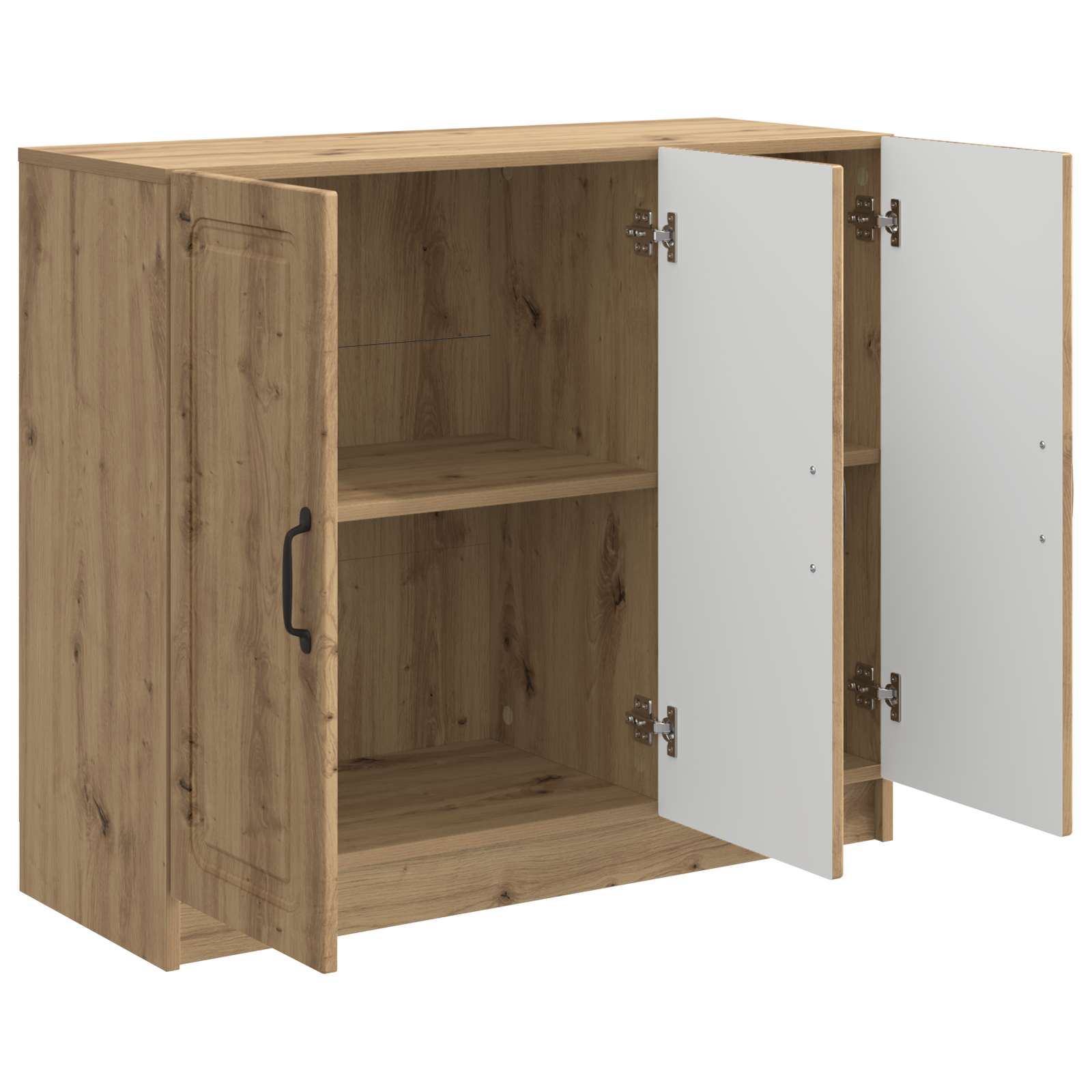Sideboard Artisan-Eiche 89 x 34,5 x 77 cm Holzwerkstoff