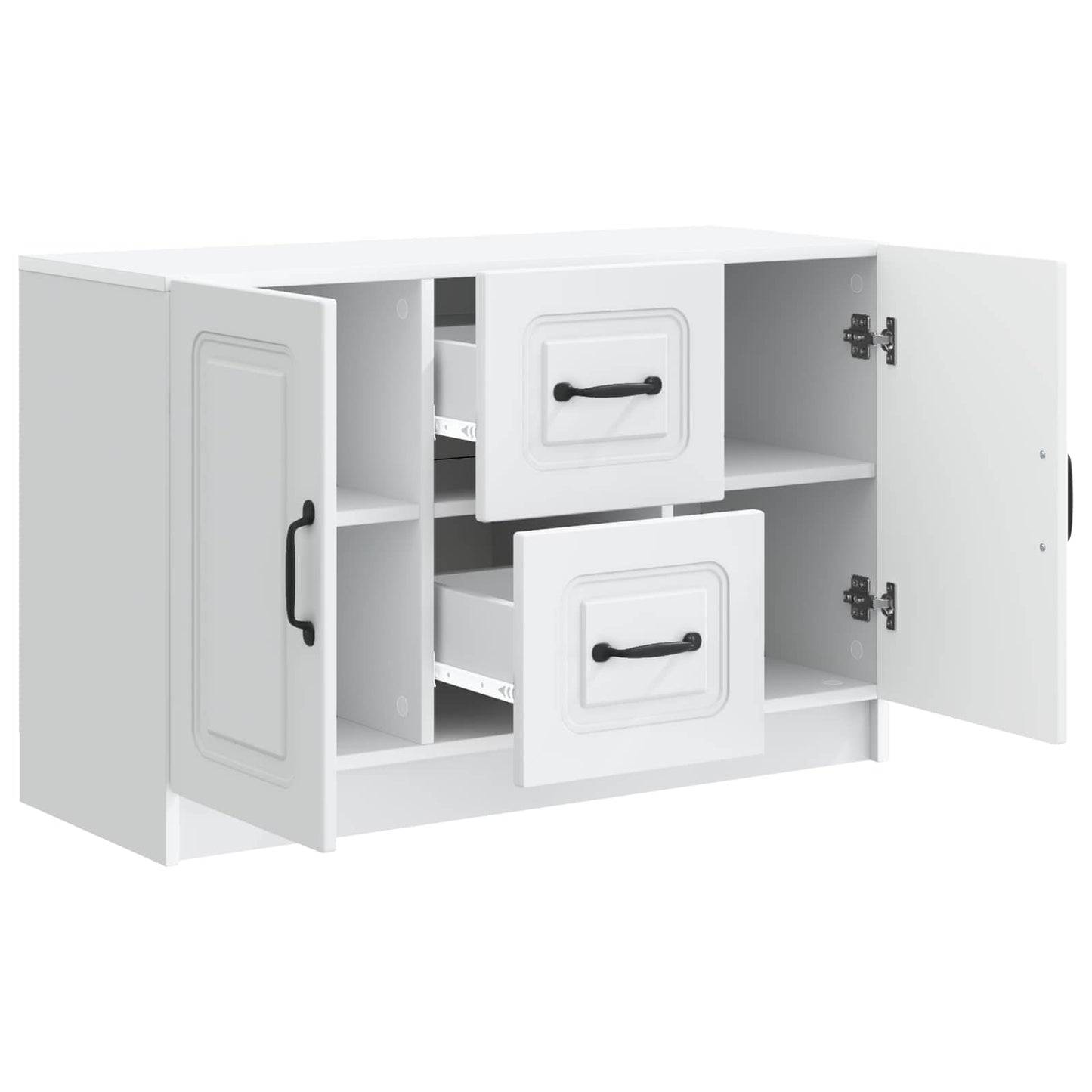 Sideboard Weiß 89 x 34,5 x 57 cm Holzwerkstoff