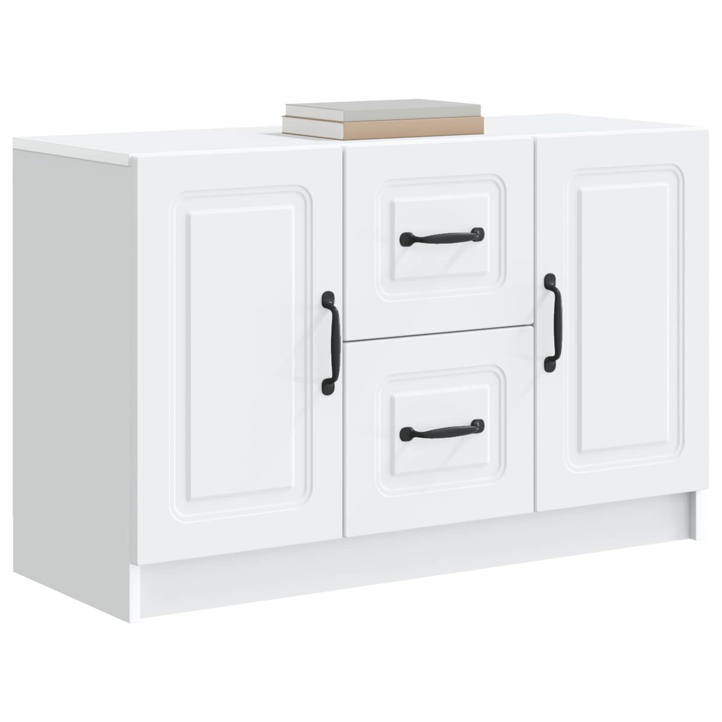 Sideboard Weiß 89 x 34,5 x 57 cm Holzwerkstoff