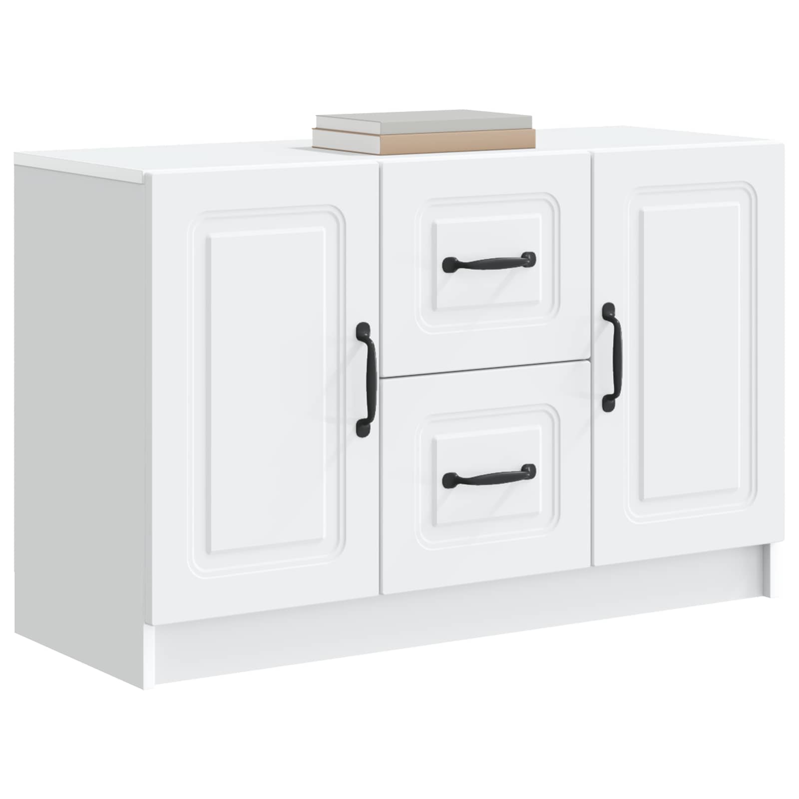 Sideboard Weiß 89 x 34,5 x 57 cm Holzwerkstoff