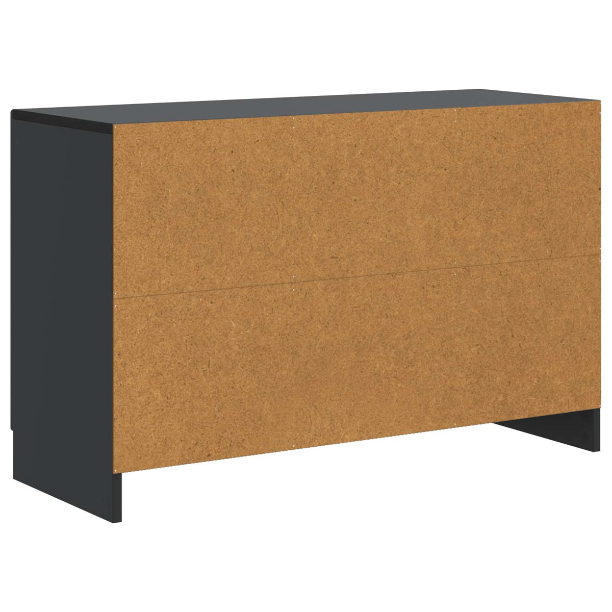 Sideboard Schwarz 89 x 34,5 x 57 cm Holzwerkstoff