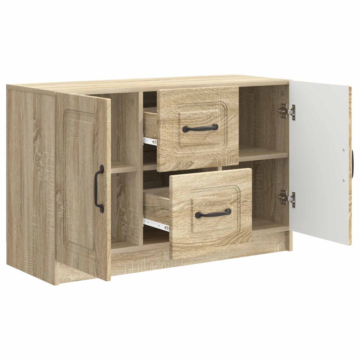 Sideboard Sonoma-Eiche 89 x 34,5 x 57 cm Holzwerkstoff