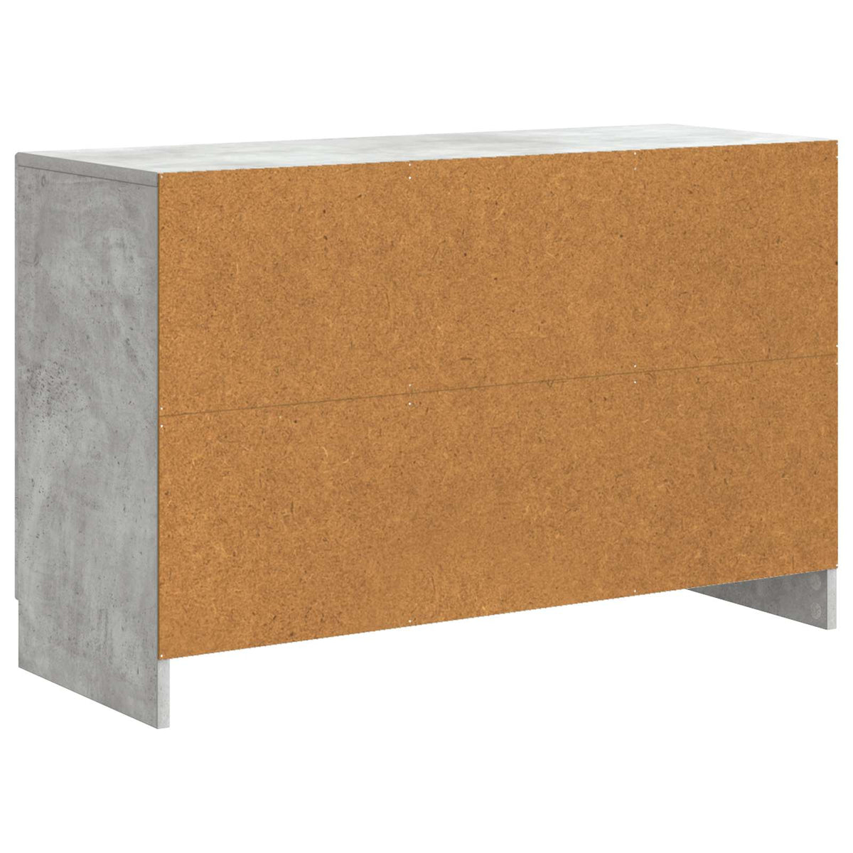Sideboard Betongrau 89 x 34,5 x 57 cm Holzwerkstoff