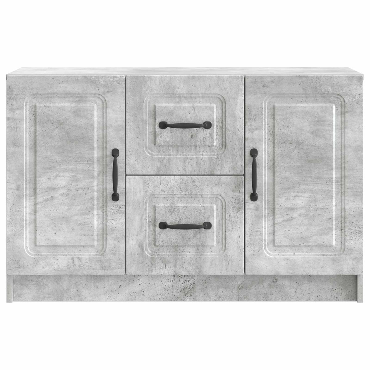 Sideboard Betongrau 89 x 34,5 x 57 cm Holzwerkstoff