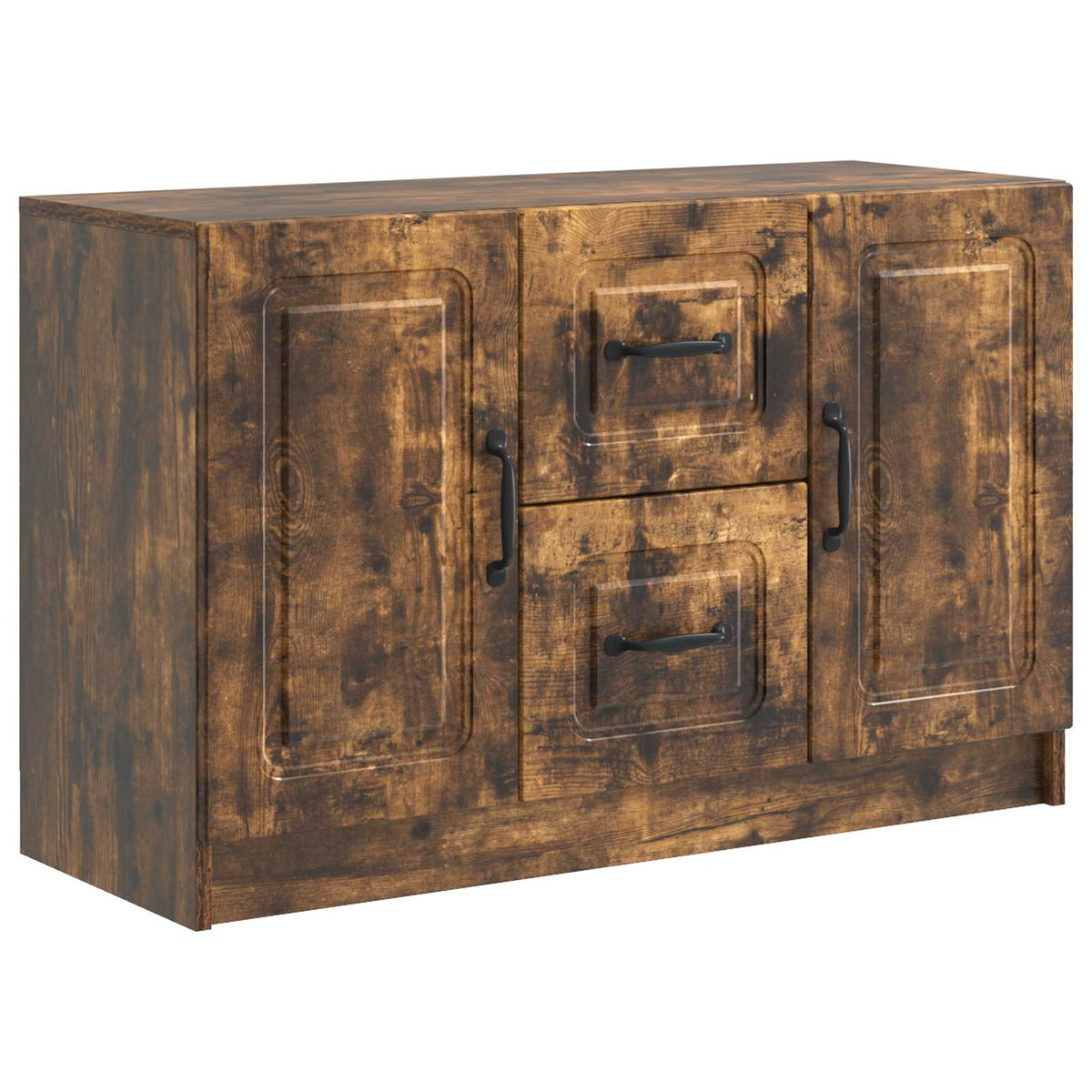 Sideboard Räuchereiche 89 x 34,5 x 57 cm Holzwerkstoff