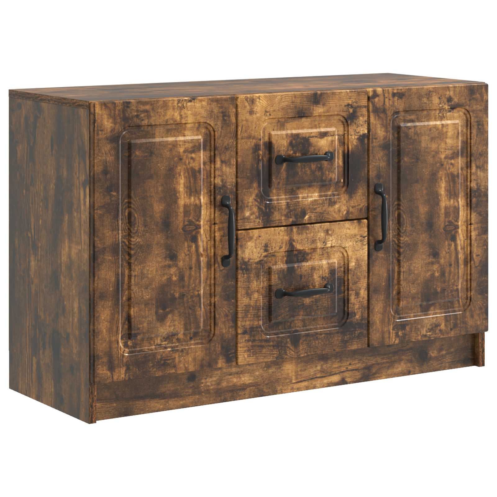 Sideboard Räuchereiche 89 x 34,5 x 57 cm Holzwerkstoff