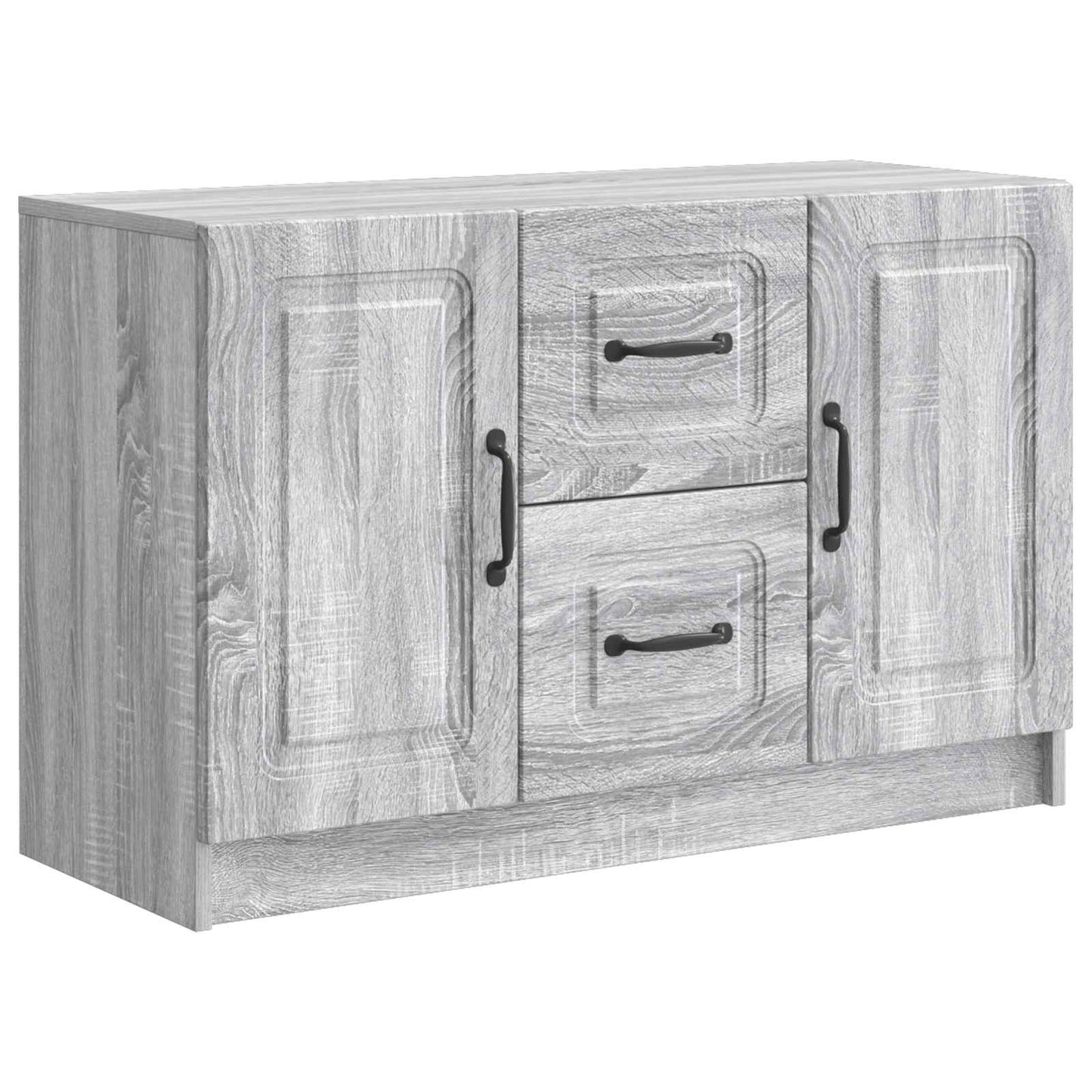 Sideboard Sonoma-Grau 89 x 34,5 x 57 cm Holzwerkstoff