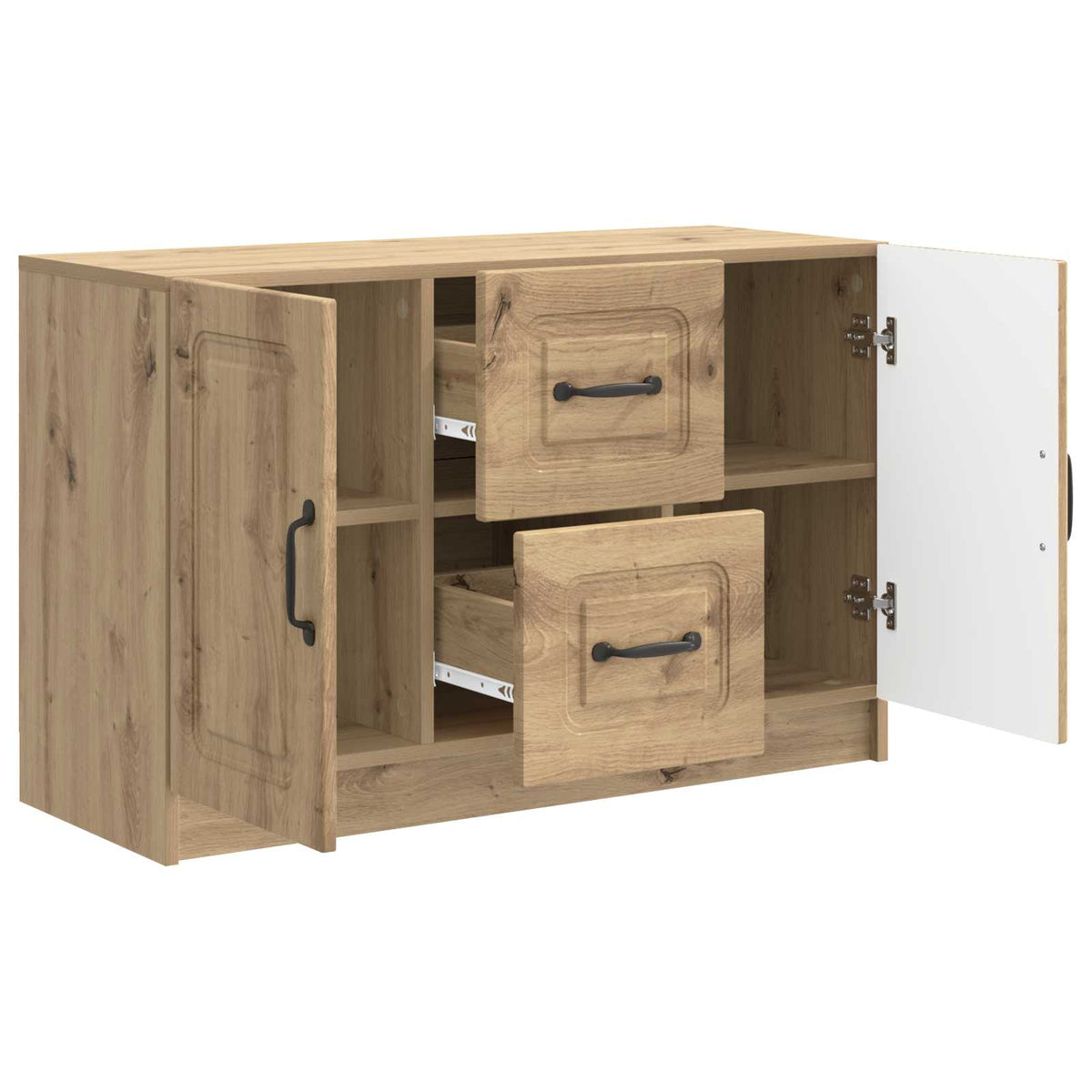 Sideboard Artisan-Eiche 89 x 34,5 x 57 cm Holzwerkstoff
