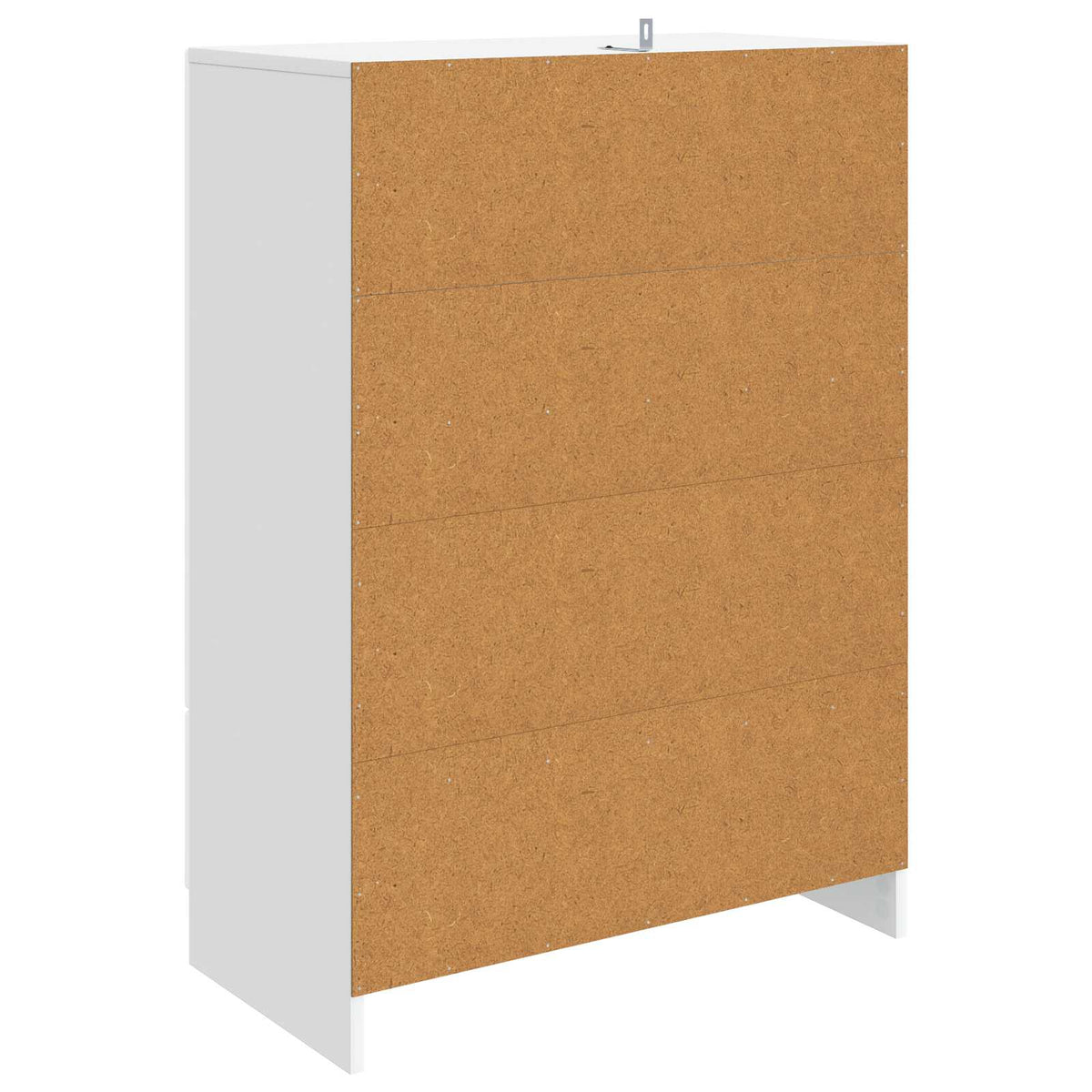 Sideboard Weiß 66 x 34,5 x 92 cm Holzwerkstoff