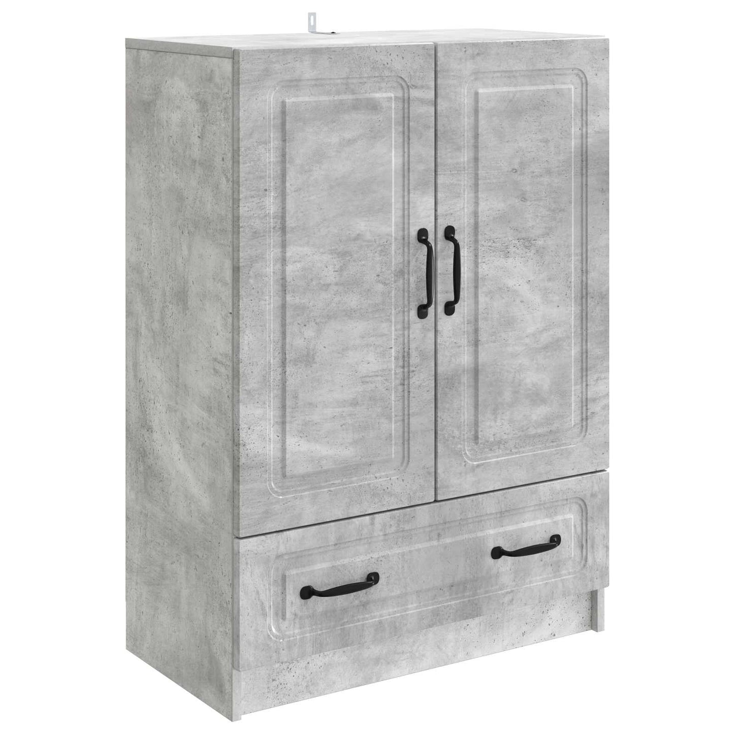 Sideboard Betongrau 66 x 34,5 x 92 cm Holzwerkstoff