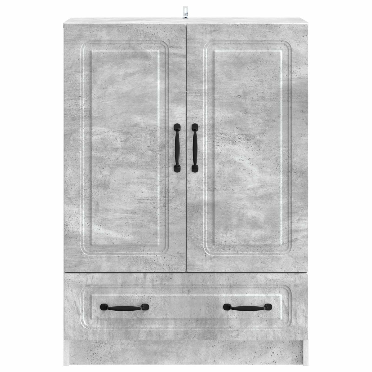 Sideboard Betongrau 66 x 34,5 x 92 cm Holzwerkstoff
