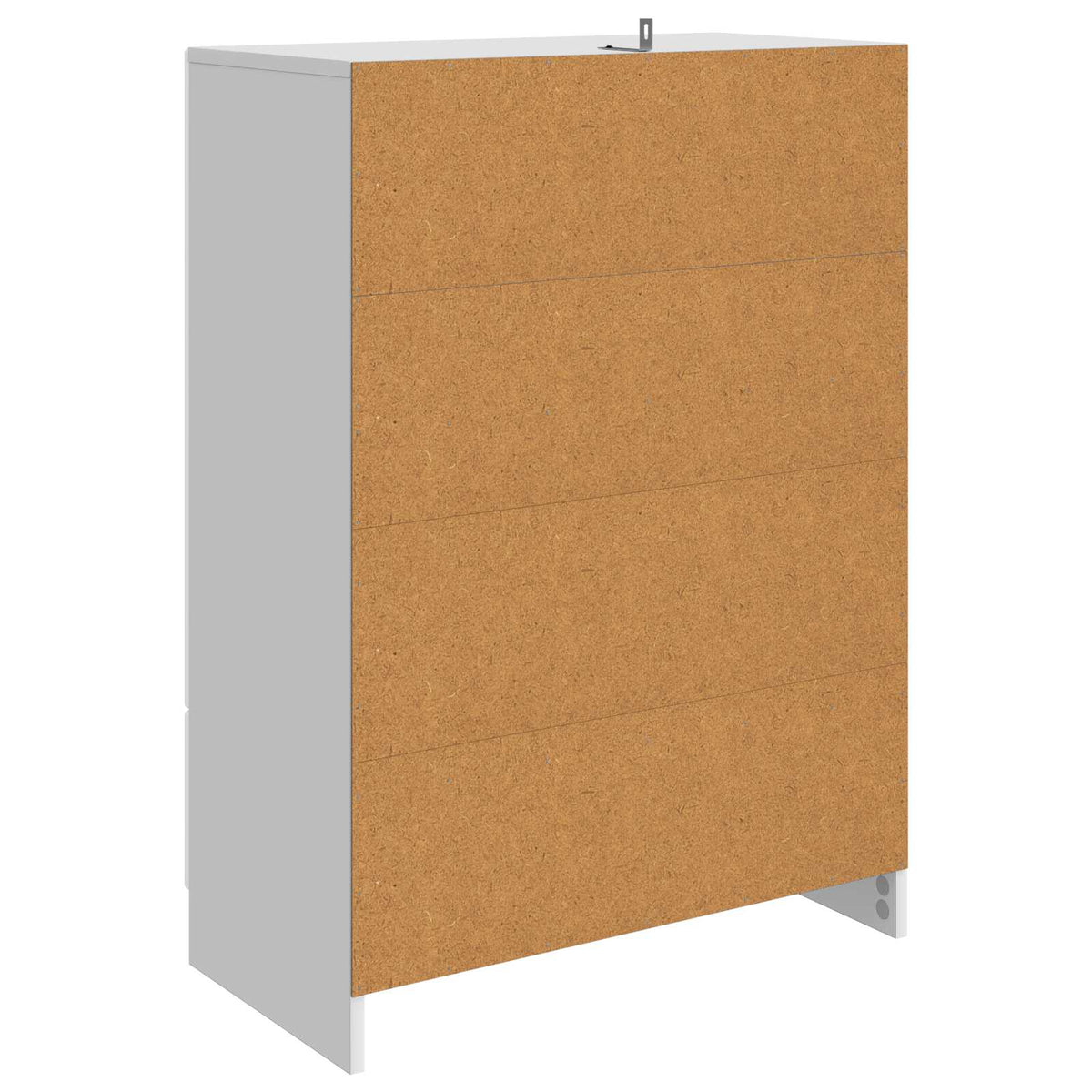 Sideboard Hochglanz Weiß 66 x 34,5 x 92 cm Holzwerkstoff