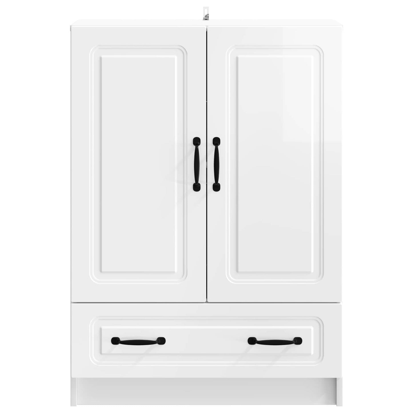 Sideboard Hochglanz Weiß 66 x 34,5 x 92 cm Holzwerkstoff