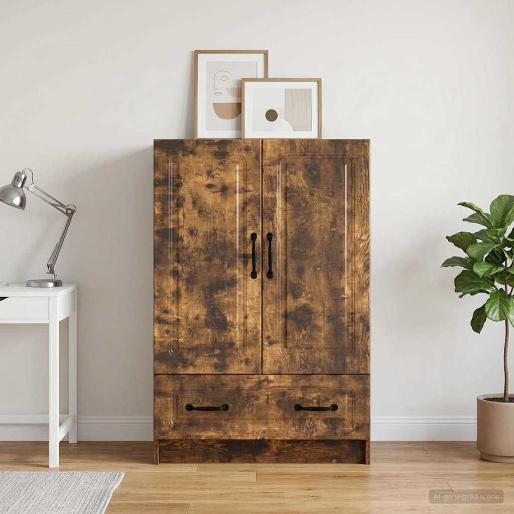 Sideboard Geräucherte Eiche 66 x 34,5 x 92 cm Holzwerkstoff