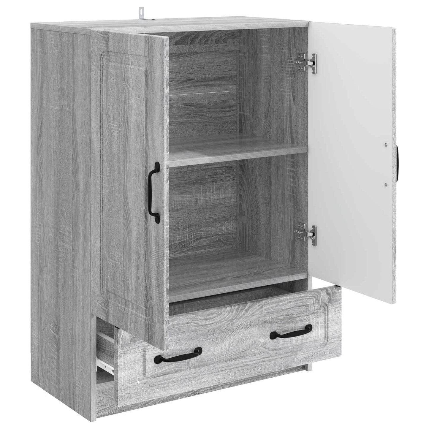 Sideboard Graues Sonoma 66 x 34,5 x 92 cm Holzwerkstoff