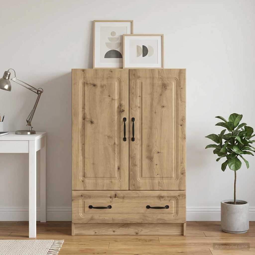 Sideboard Artisan-Eiche 66 x 34,5 x 92 cm Holzwerkstoff
