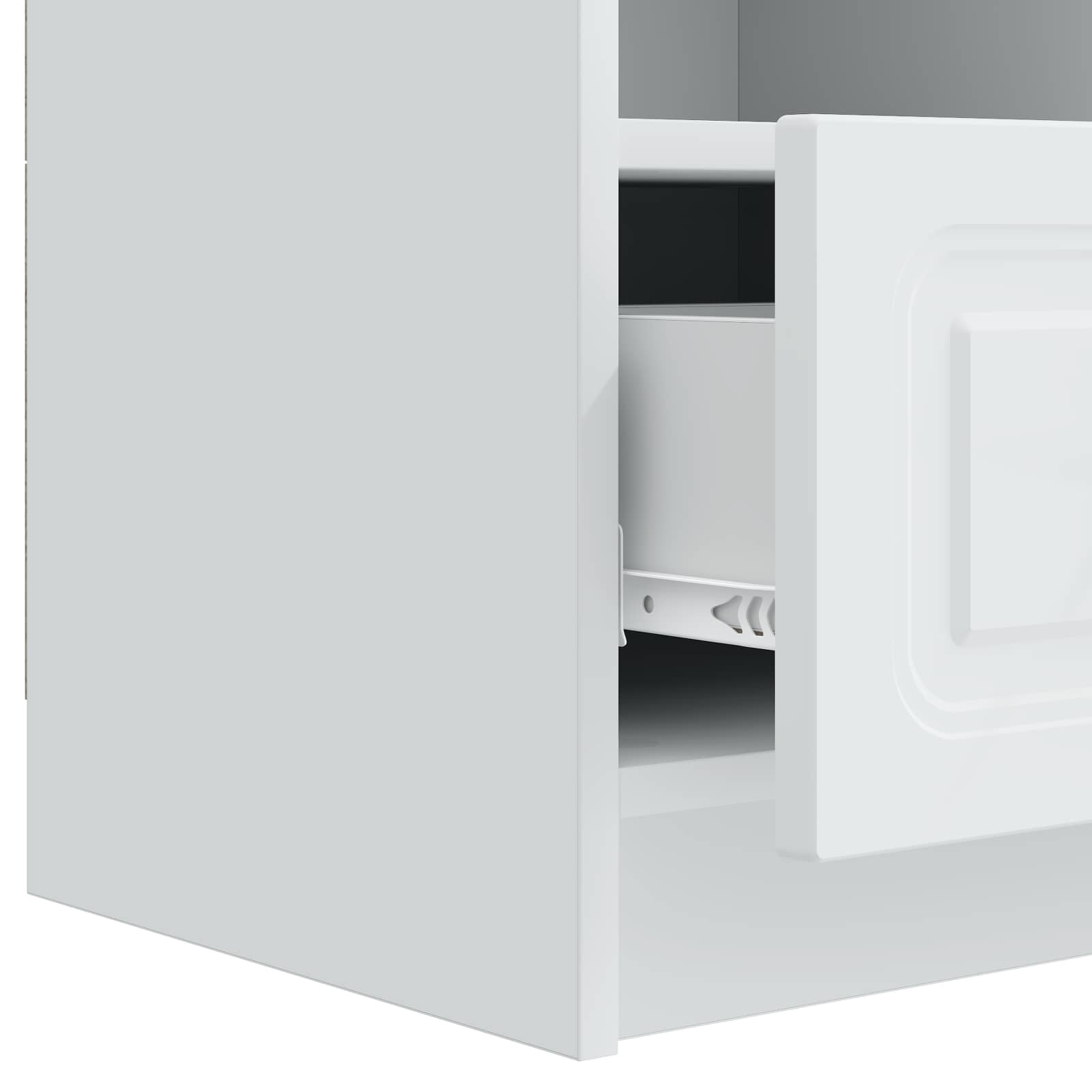 TV-Schränk mit Schubladen Weiß 102 x 34,5 x 47 cm Holzwerkstoff