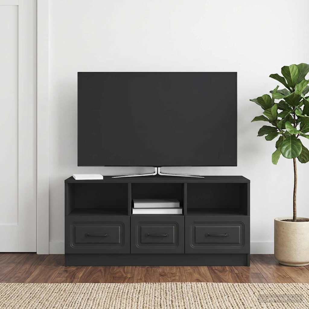 TV-Schränk Schwarz 102 x 34,5 x 47 cm Holzwerkstoff