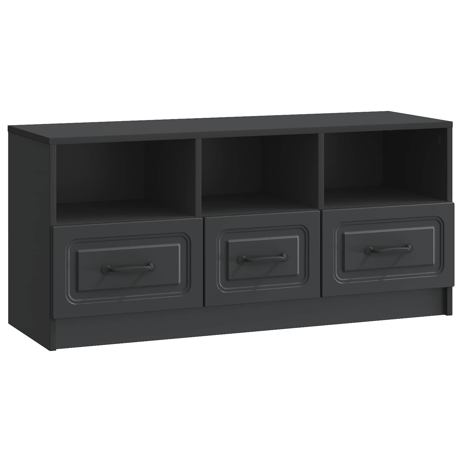 TV-Schränk Schwarz 102 x 34,5 x 47 cm Holzwerkstoff