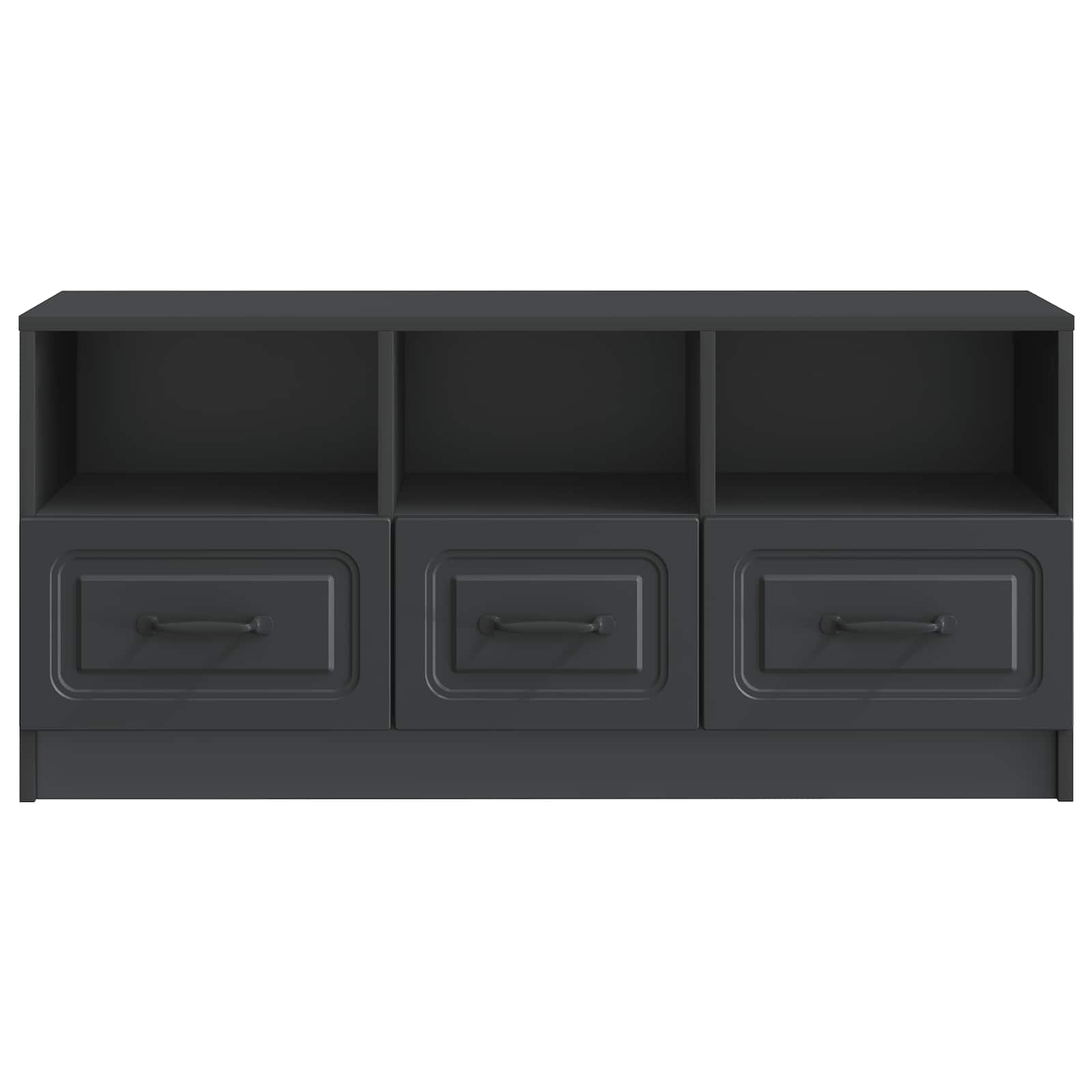TV-Schränk Schwarz 102 x 34,5 x 47 cm Holzwerkstoff