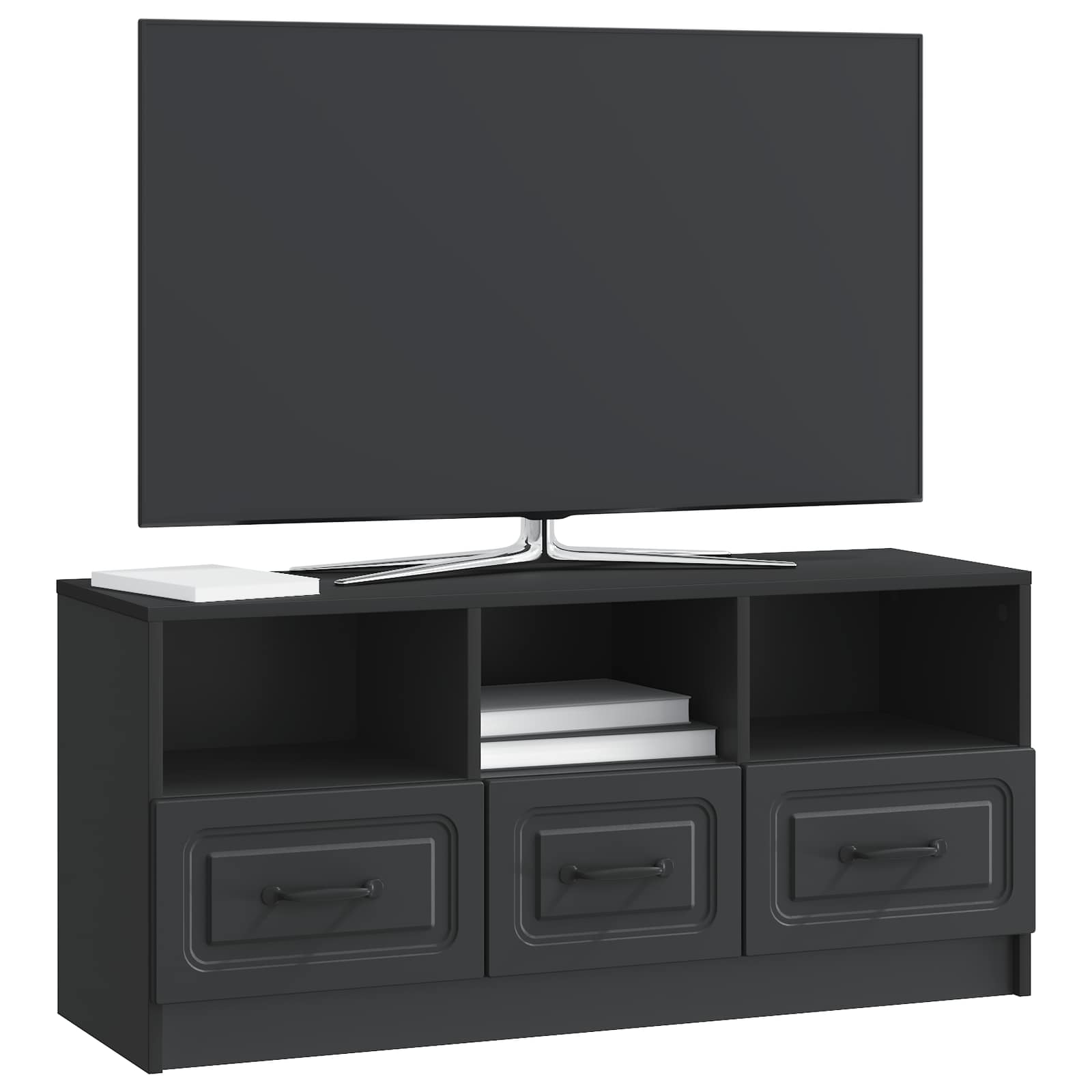TV-Schränk Schwarz 102 x 34,5 x 47 cm Holzwerkstoff