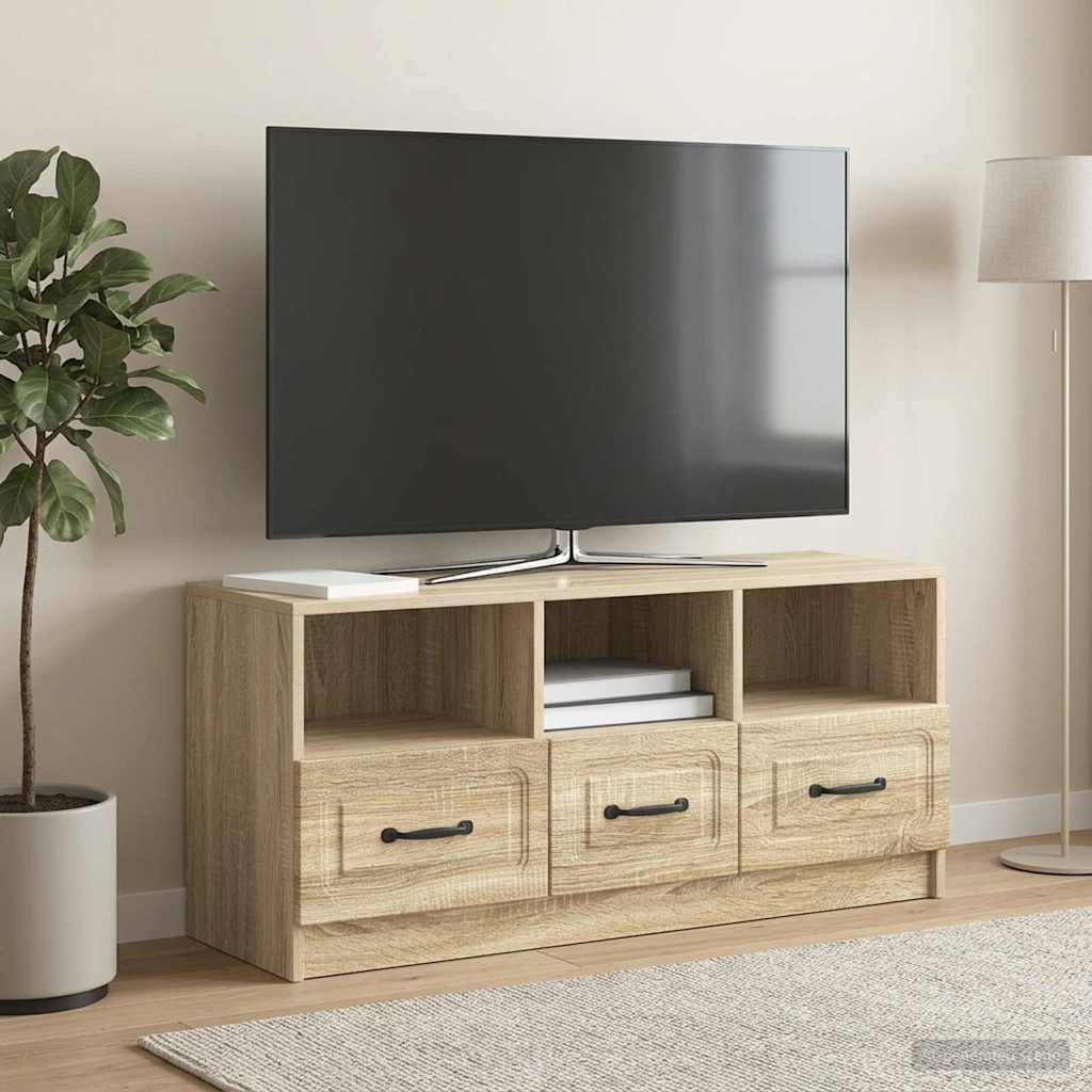 TV-Schränk Sonoma-Eiche 102 x 34,5 x 47 cm Holzwerkstoff