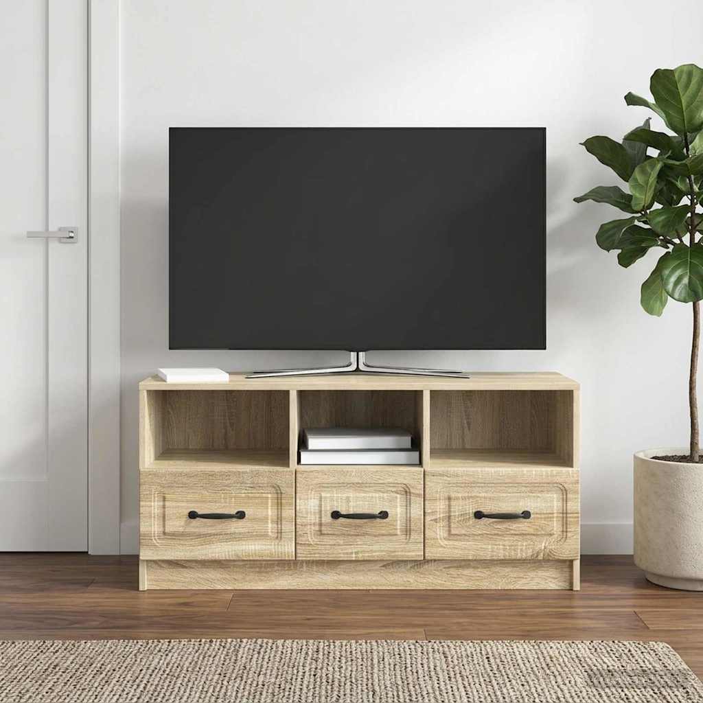 TV-Schränk Sonoma-Eiche 102 x 34,5 x 47 cm Holzwerkstoff