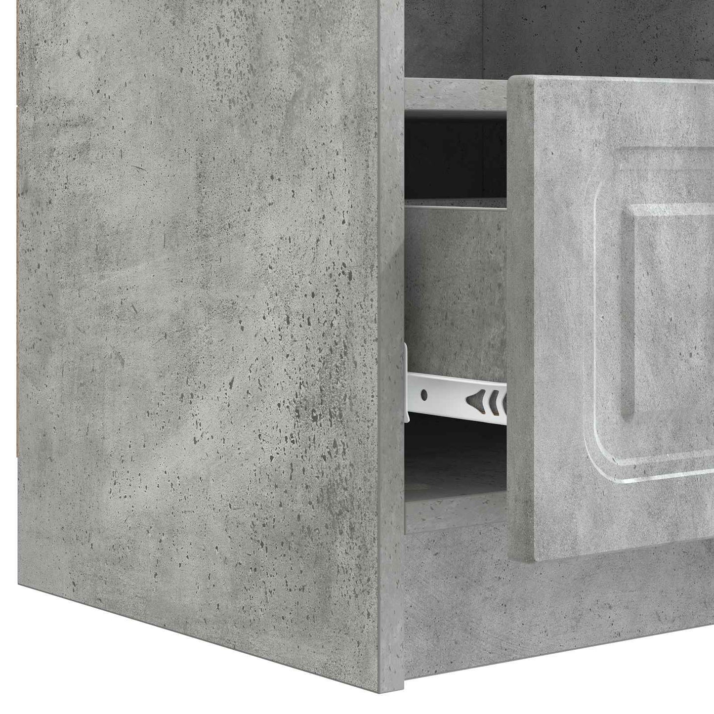 TV-Schränk Betongrau 102 x 34,5 x 47 cm Holzwerkstoff