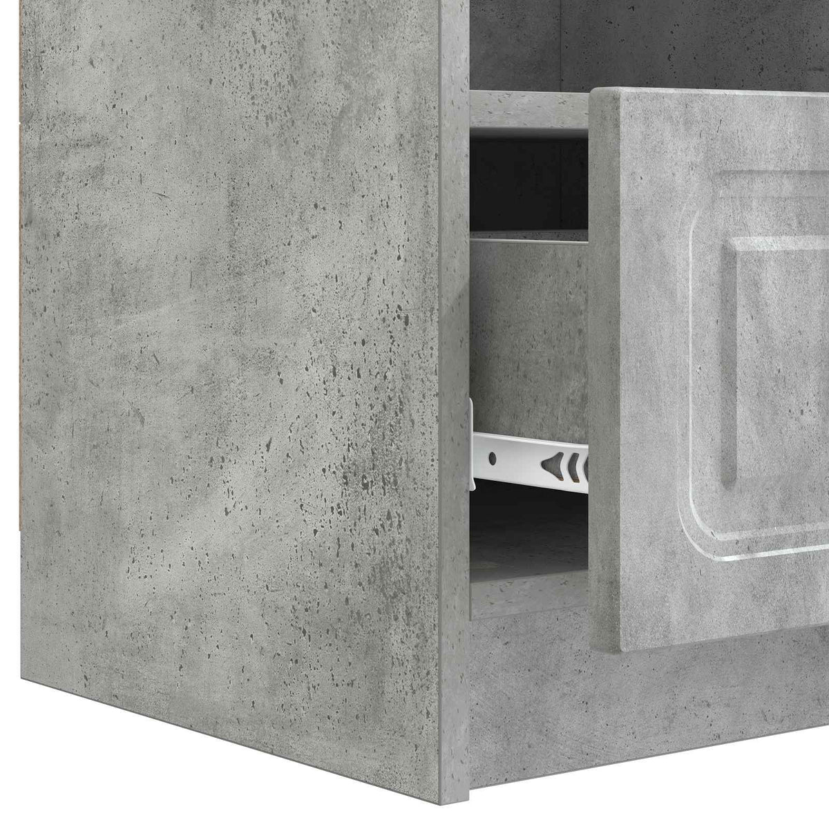 TV-Schränk Betongrau 102 x 34,5 x 47 cm Holzwerkstoff