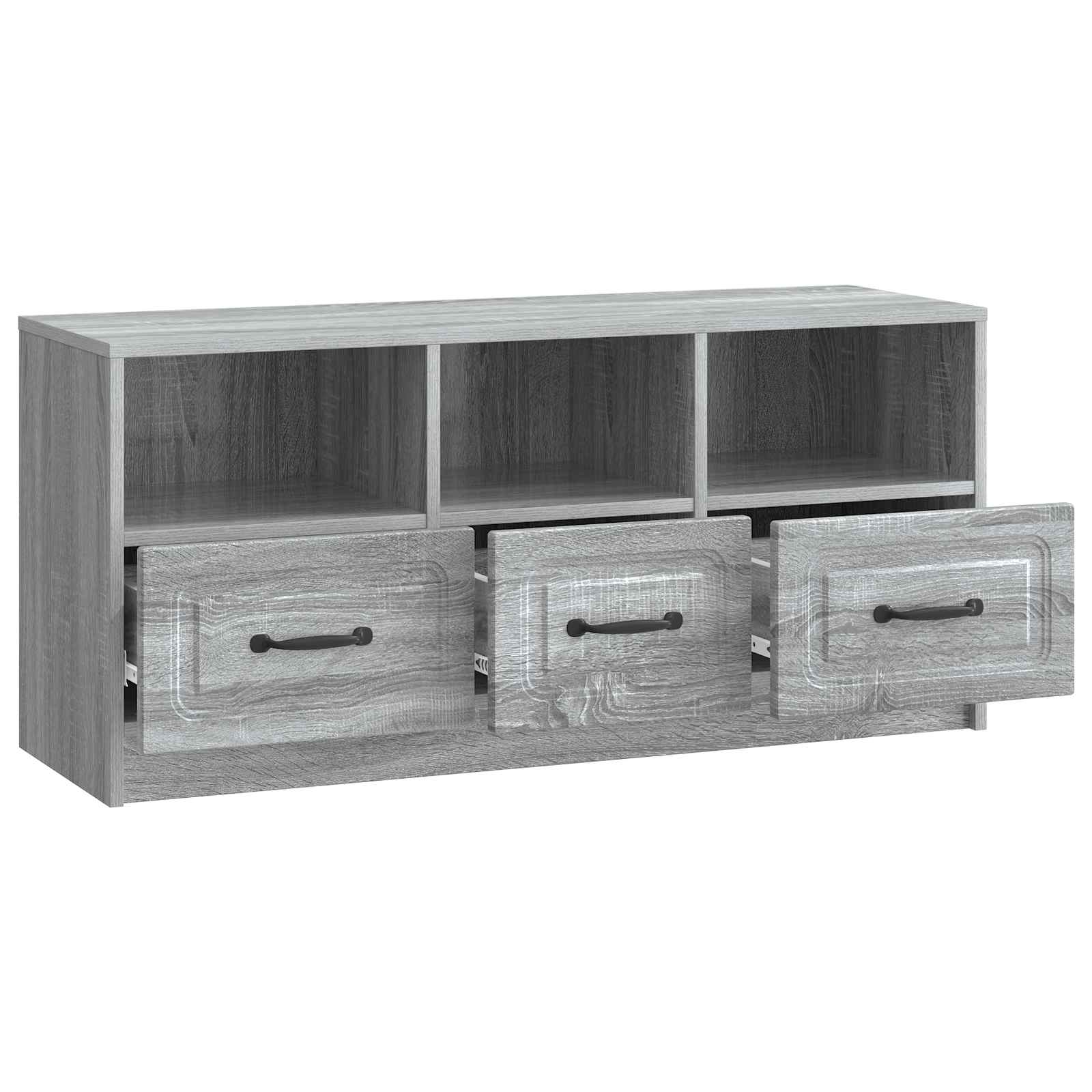 TV-Schränk Graues Sonoma 102 x 34,5 x 47 cm Holzwerkstoff