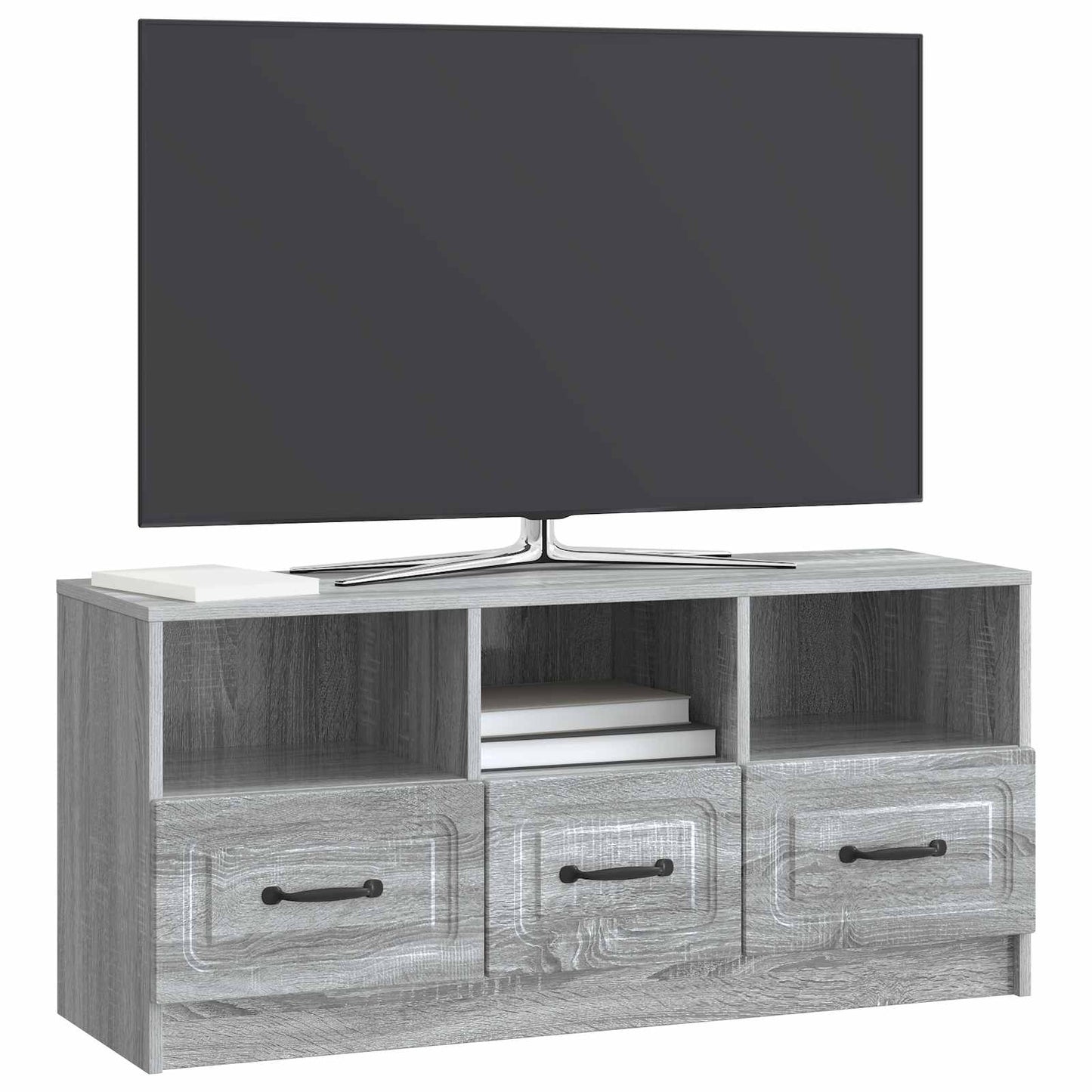 TV-Schränk Graues Sonoma 102 x 34,5 x 47 cm Holzwerkstoff