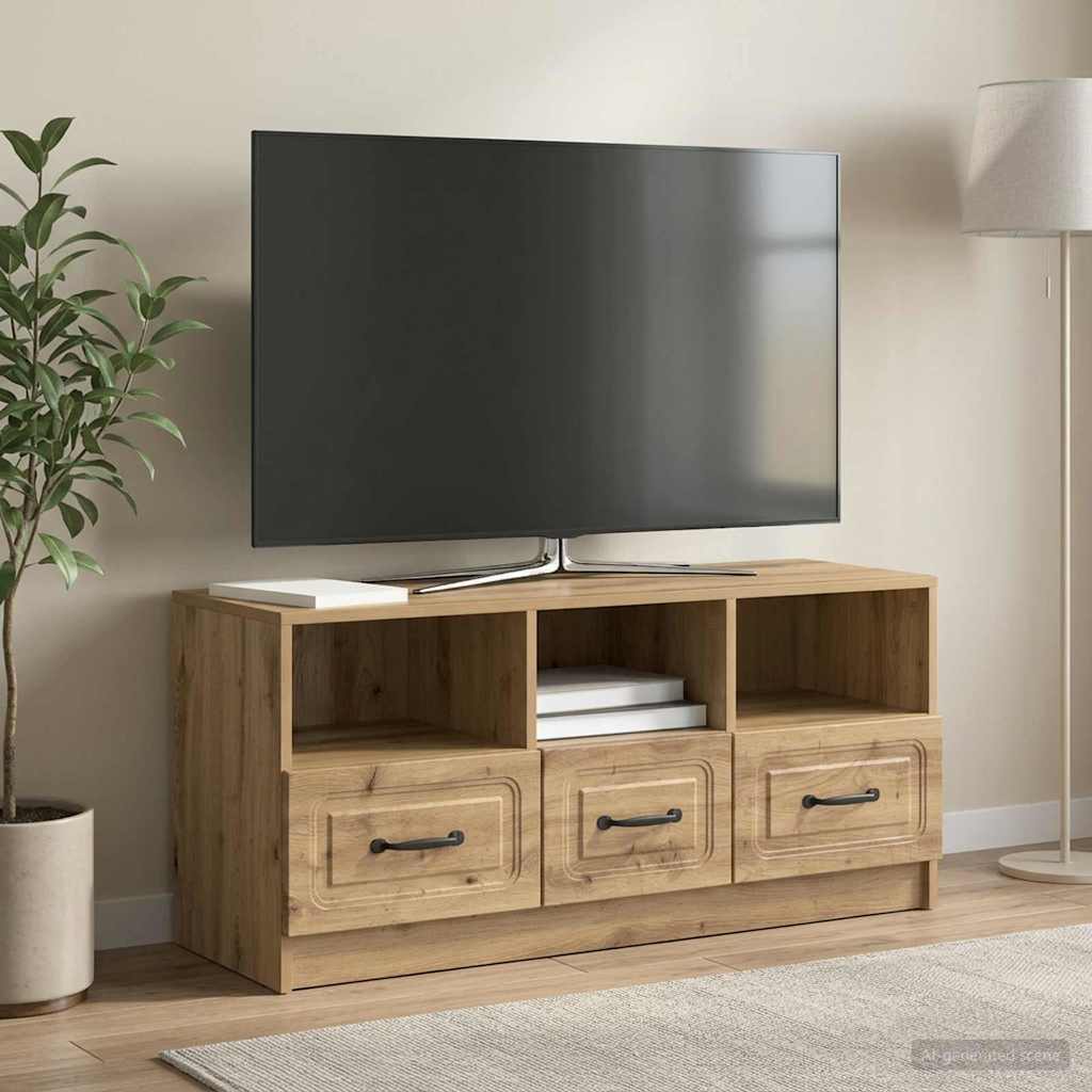TV-Schränk 102 x 34,5 x 47 cm Artisan-Eiche Holzwerkstoff