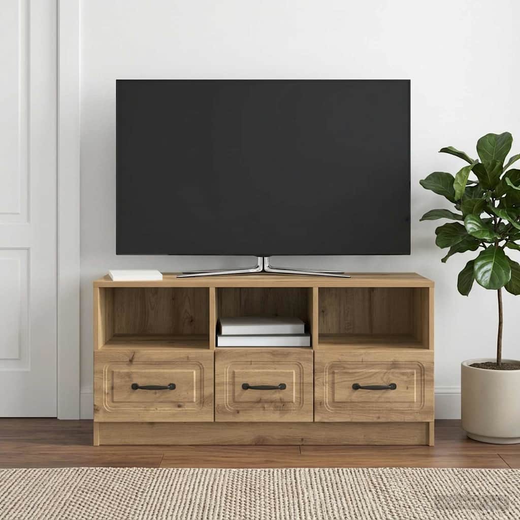 TV-Schränk 102 x 34,5 x 47 cm Artisan-Eiche Holzwerkstoff
