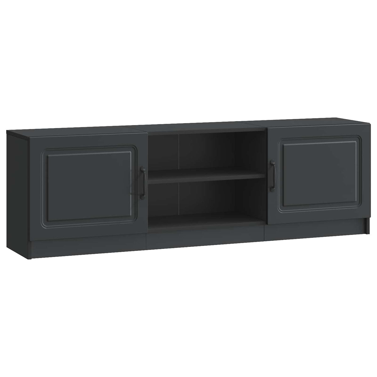TV-Schränk Schwarz 150 x 31 x 47 cm Holzwerkstoff