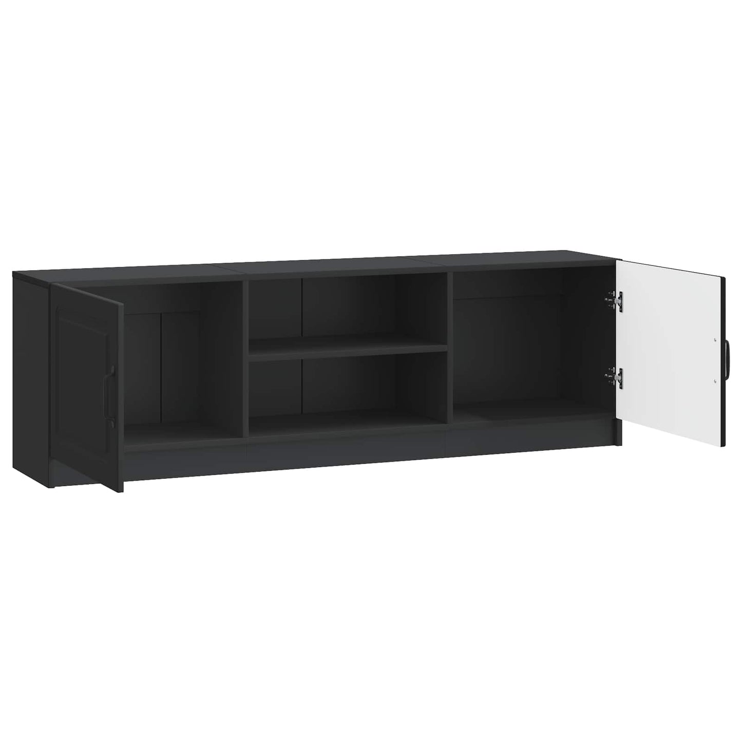TV-Schränk Schwarz 150 x 31 x 47 cm Holzwerkstoff