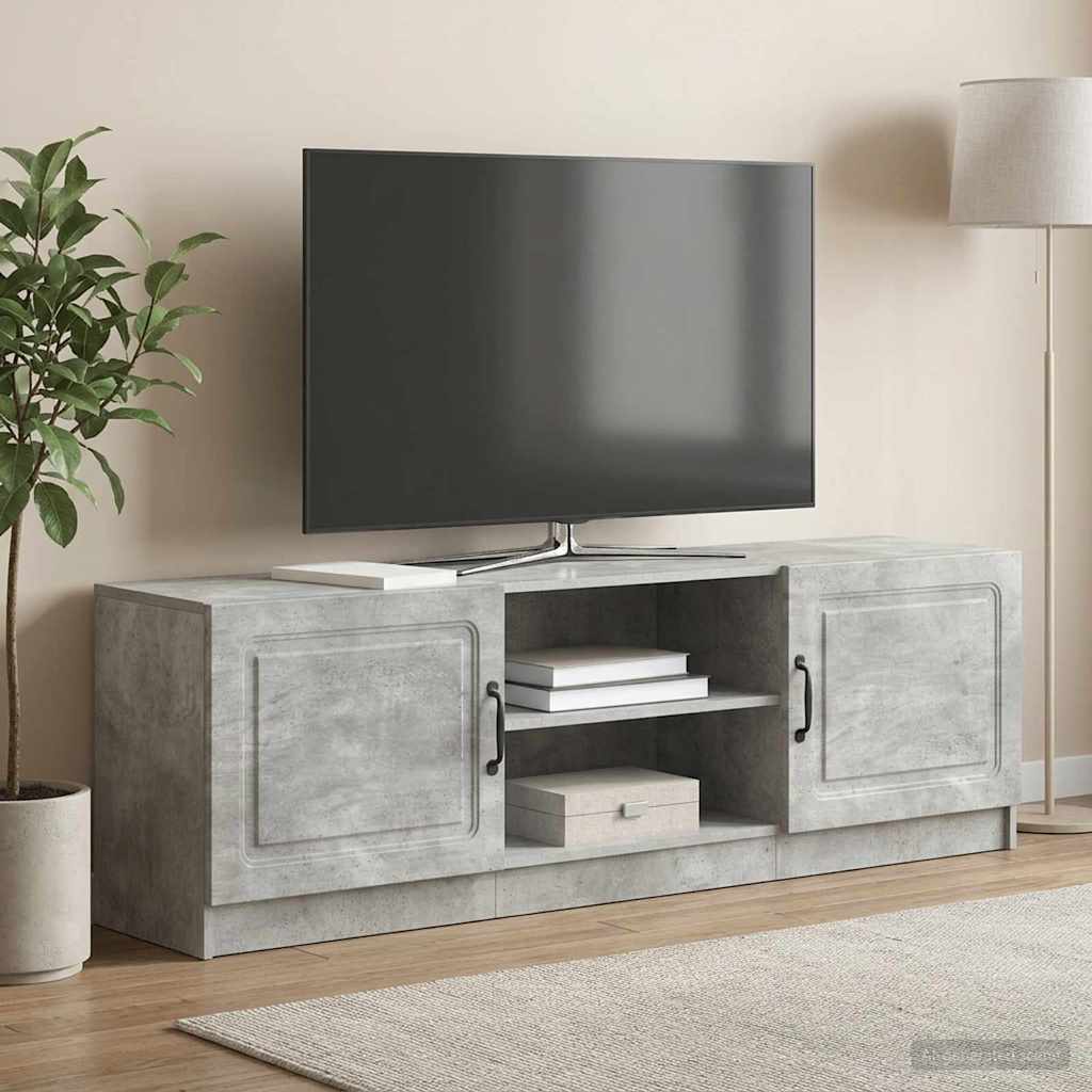 TV-Schränk Betongrau 150 x 31 x 47 cm Holzwerkstoff
