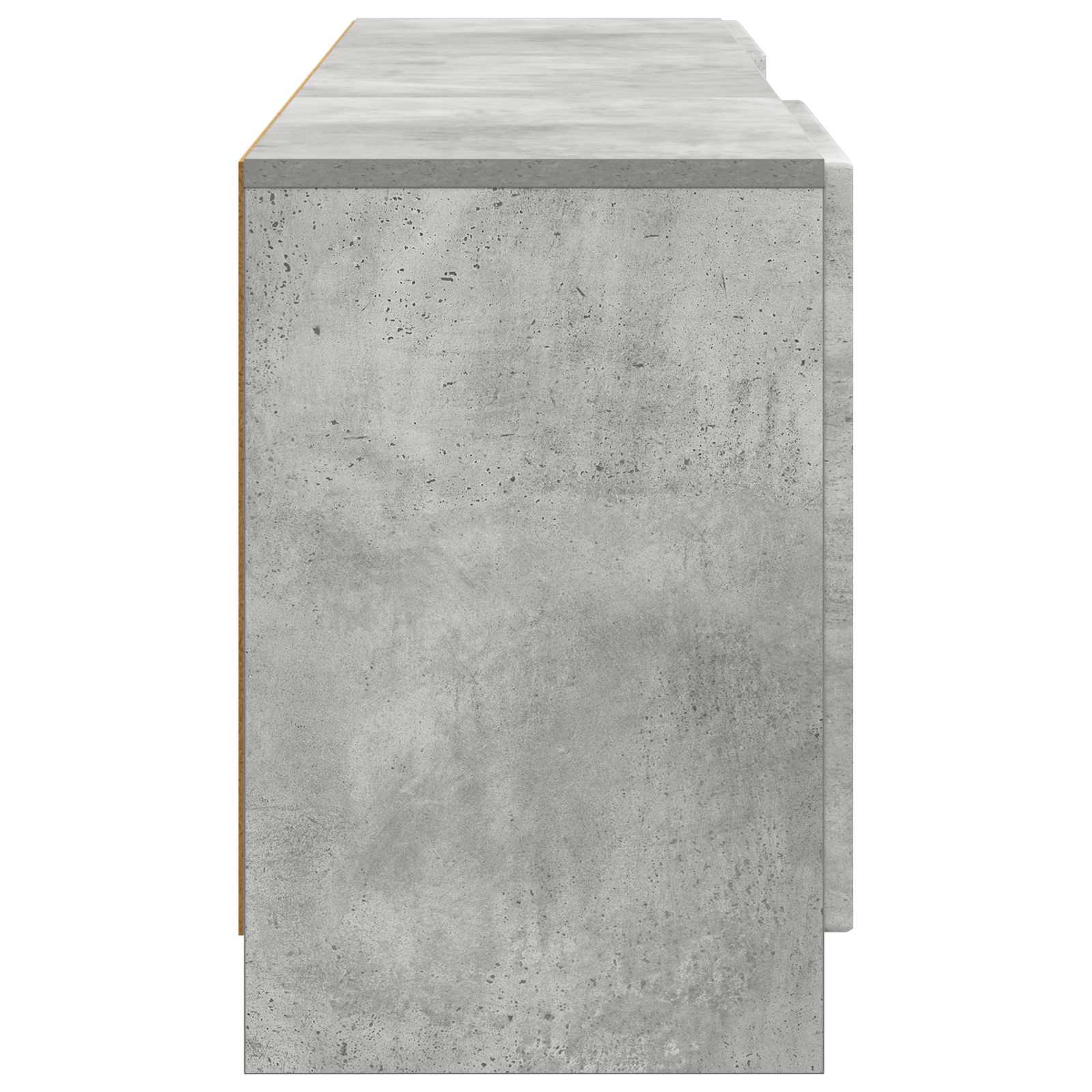 TV-Schränk Betongrau 150 x 31 x 47 cm Holzwerkstoff